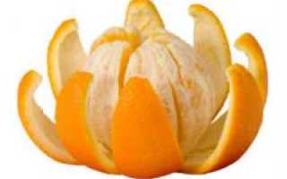 Как отбелить лицо кожурой апельсина?