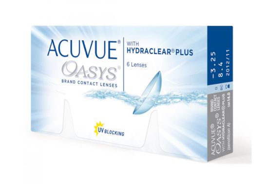 Линзы ACUVUE OASYS with HYDRACLEAR Plus