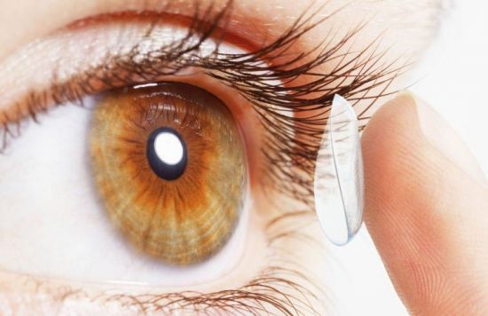 Глаз и контактная линза