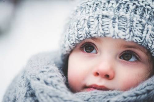 Ребенок в зимней одежде