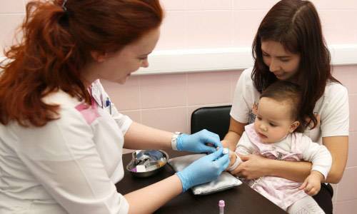 Забор крови на анализ у ребенка